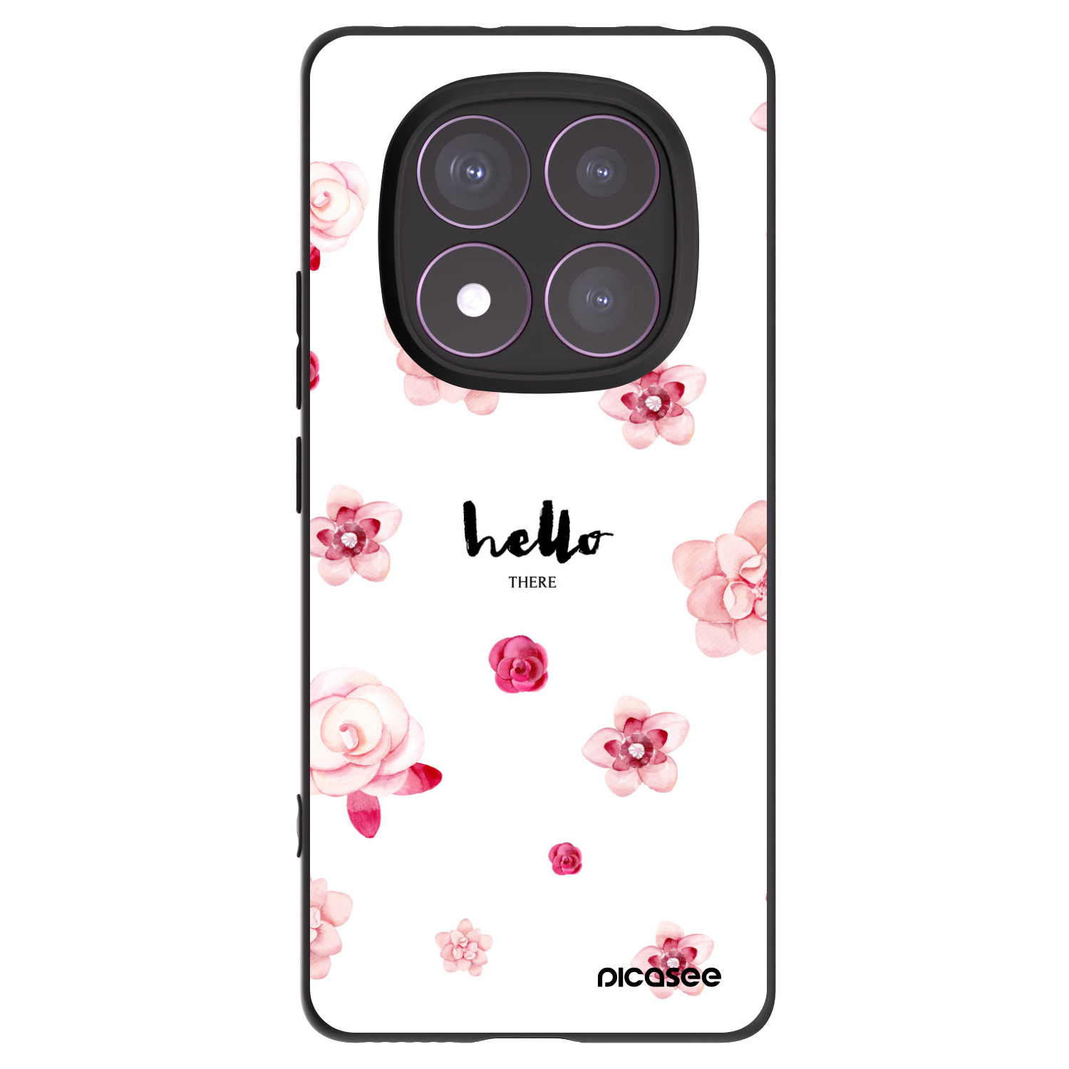 Picasee fekete szilikon tok az alábbi mobiltelefonokra Xiaomi Redmi Note 14 Pro 4G - Hello there