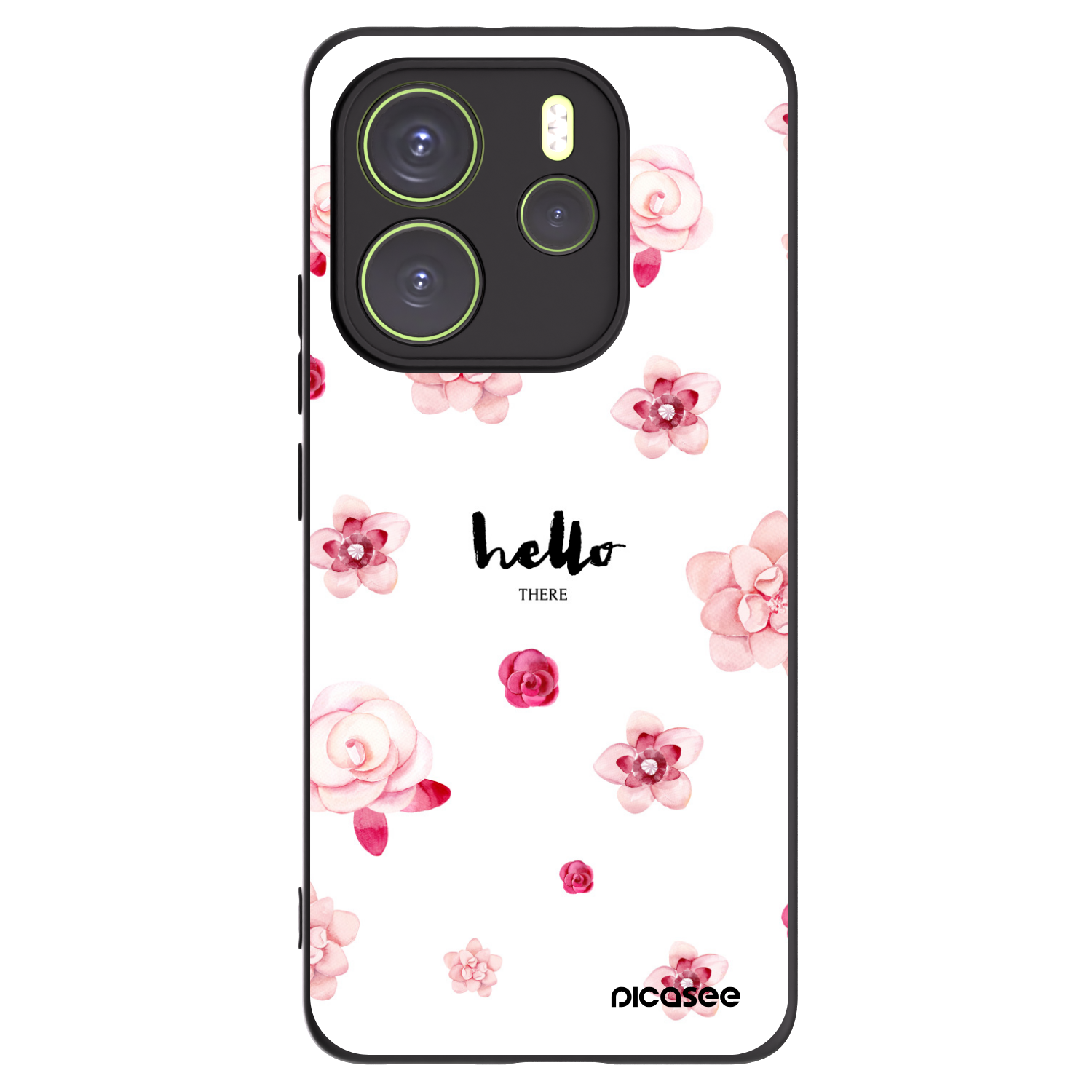 Picasee fekete szilikon tok az alábbi mobiltelefonokra Xiaomi Redmi Note 14 4G - Hello there