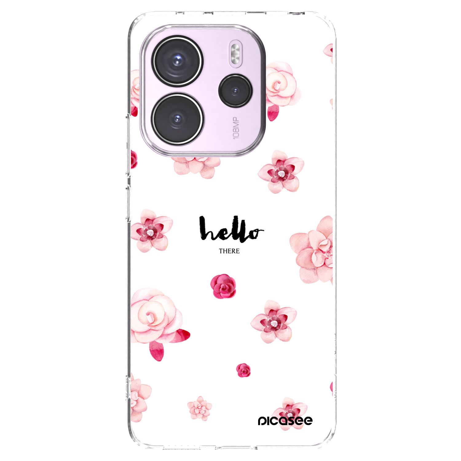 Picasee átlátszó szilikon tok az alábbi mobiltelefonokra Xiaomi Redmi Note 14 4G - Hello there