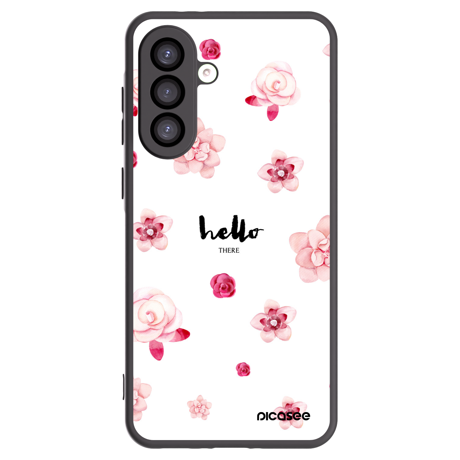 Picasee fekete szilikon tok az alábbi mobiltelefonokra Samsung Galaxy A26 5G A266B - Hello there