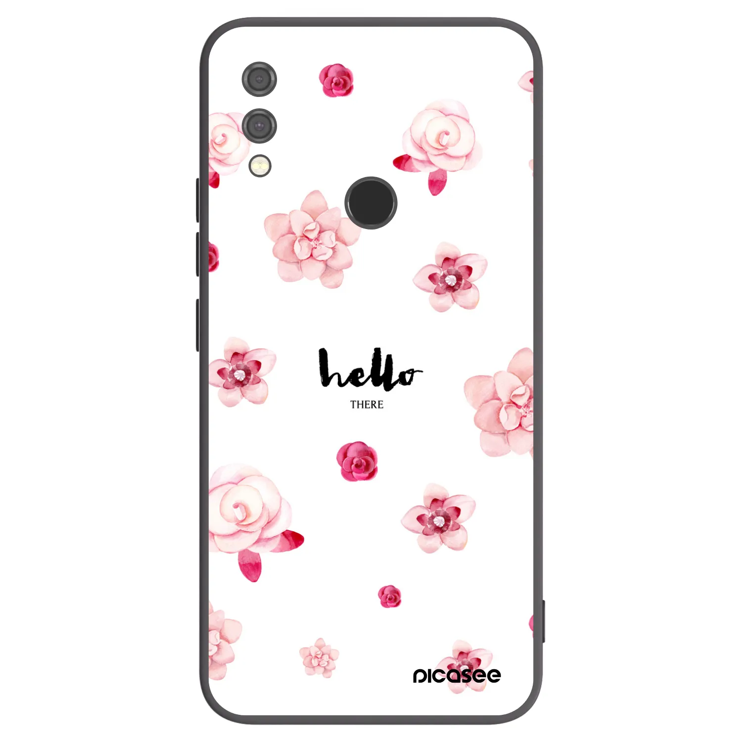 Picasee fekete szilikon tok az alábbi mobiltelefonokra Xiaomi Redmi Note 7 - Hello there