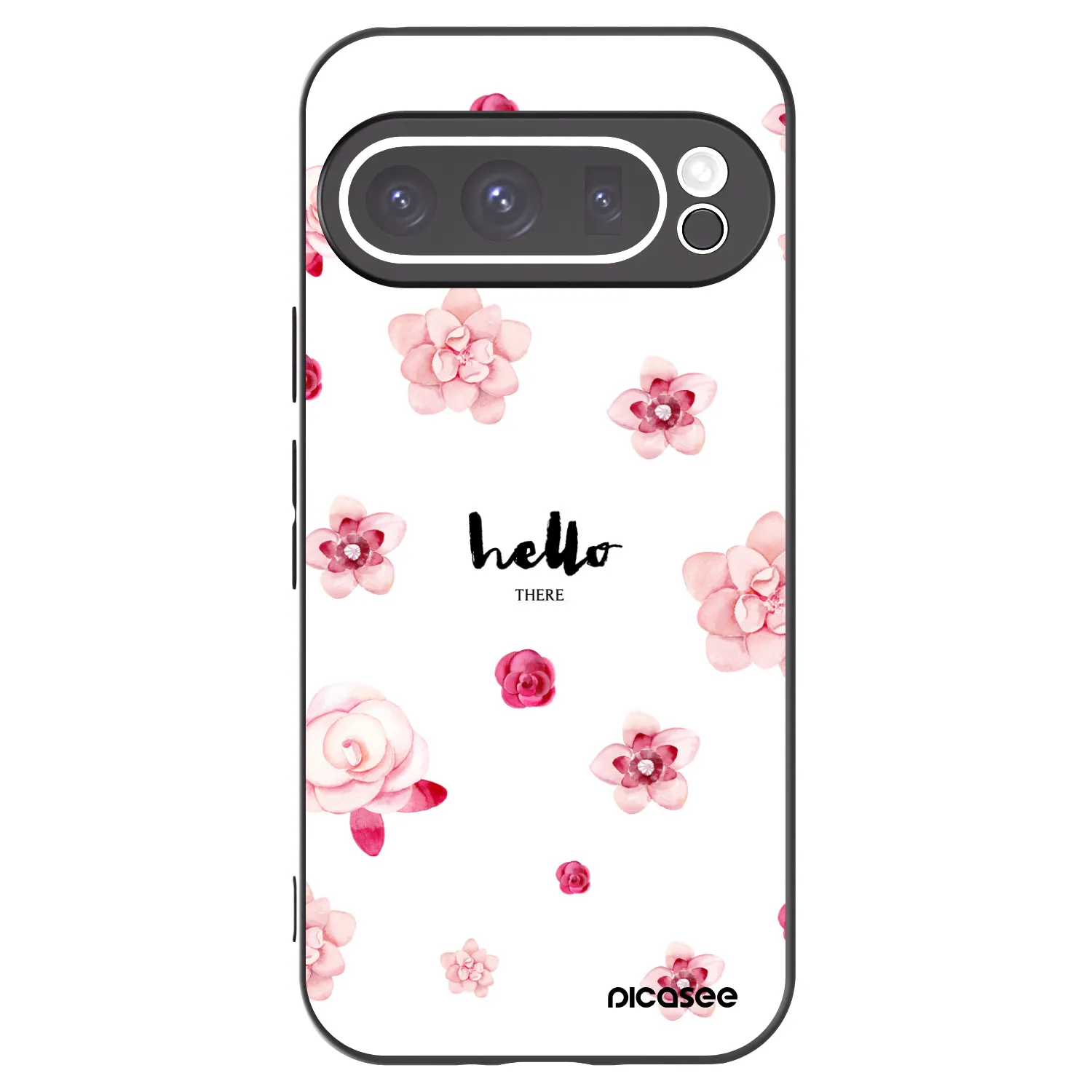 Picasee fekete szilikon tok az alábbi mobiltelefonokra Google Pixel 9 Pro - Hello there