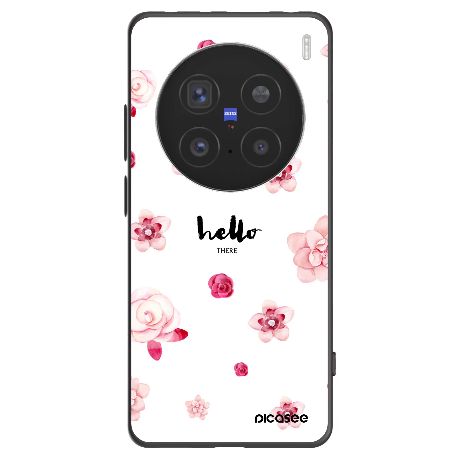 Picasee fekete szilikon tok az alábbi mobiltelefonokra Vivo X200 Pro - Hello there