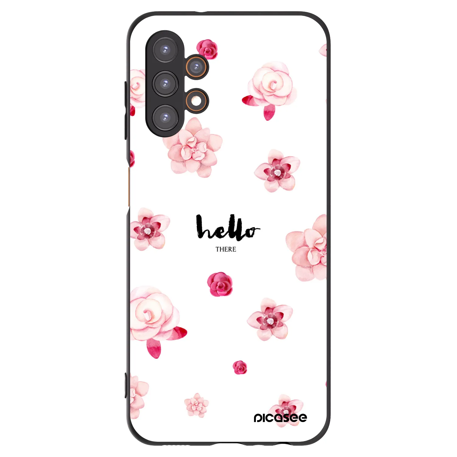Picasee fekete szilikon tok az alábbi mobiltelefonokra Samsung Galaxy A13 5G - Hello there