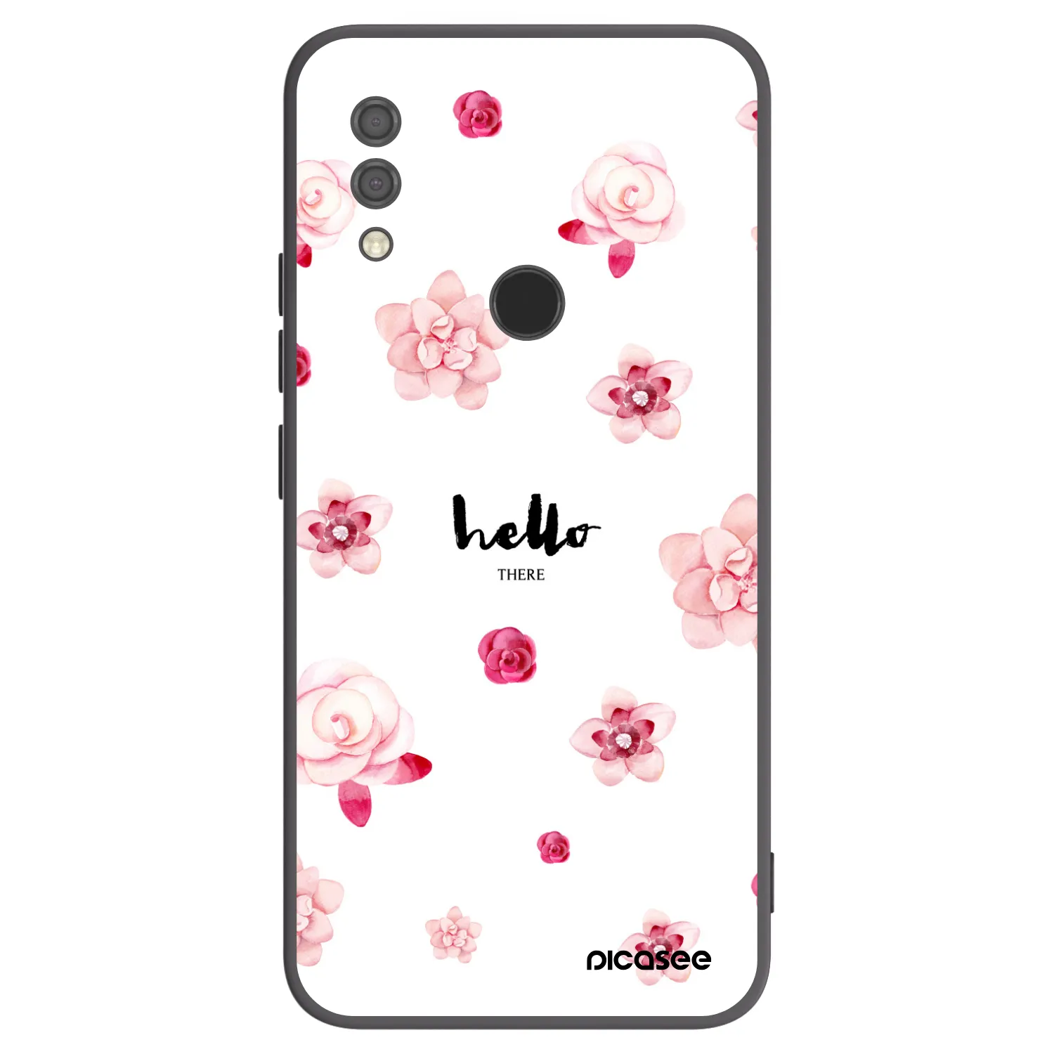 Picasee fekete szilikon tok az alábbi mobiltelefonokra Xiaomi Redmi 7 - Hello there