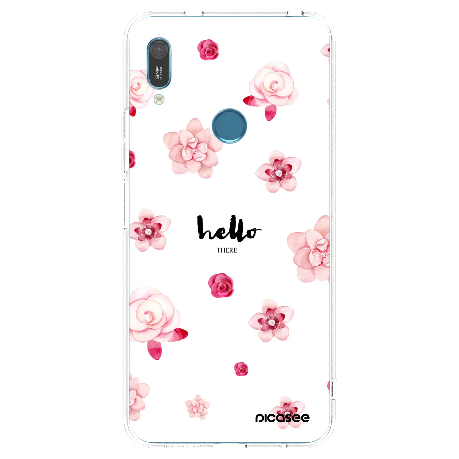 Picasee átlátszó szilikon tok az alábbi mobiltelefonokra Huawei Y6 2019 - Hello there