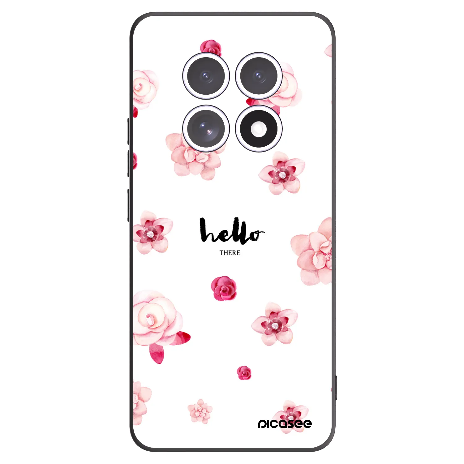 Picasee fekete szilikon tok az alábbi mobiltelefonokra Xiaomi Redmi Note 15 - Hello there