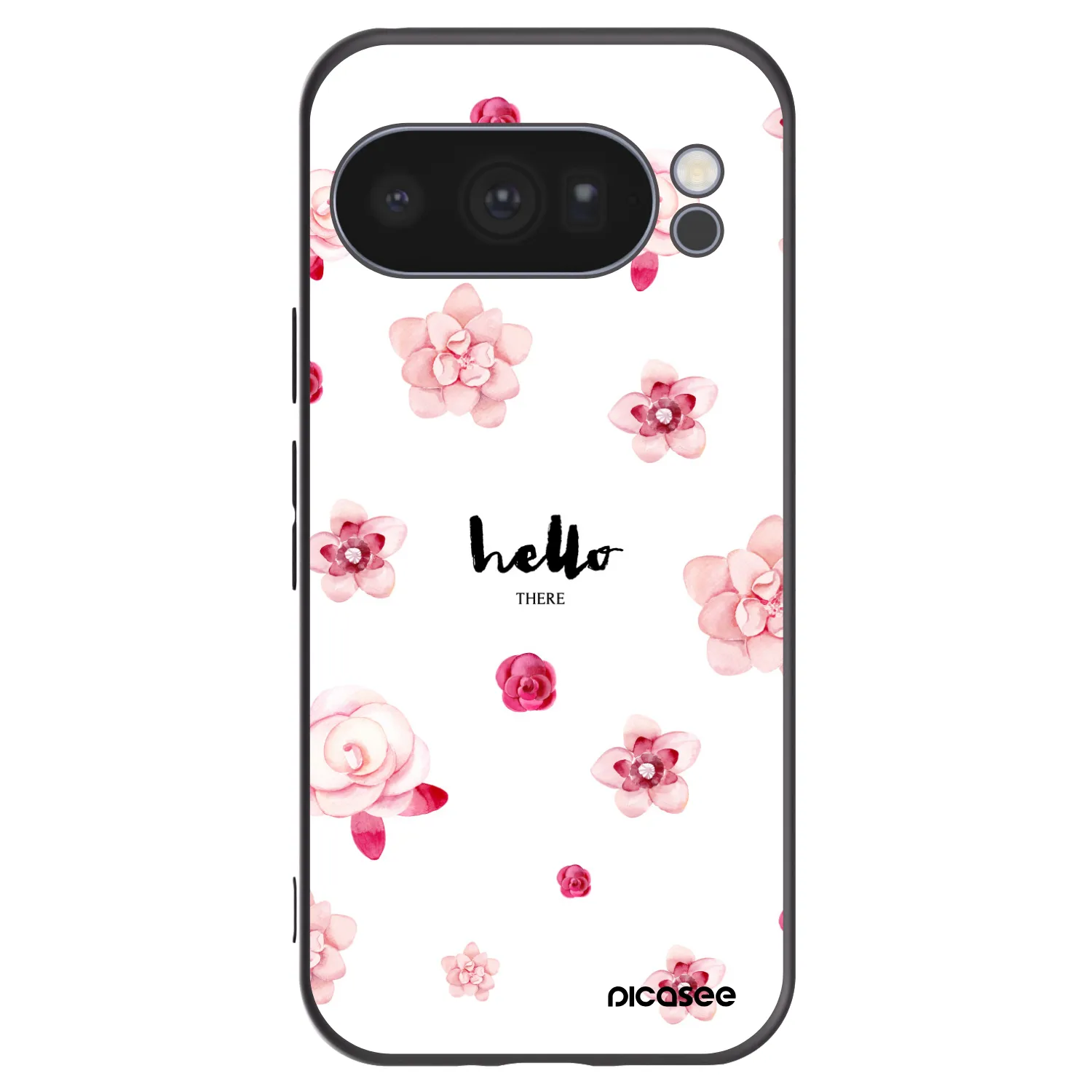 Picasee fekete szilikon tok az alábbi mobiltelefonokra Google Pixel 10 Pro - Hello there