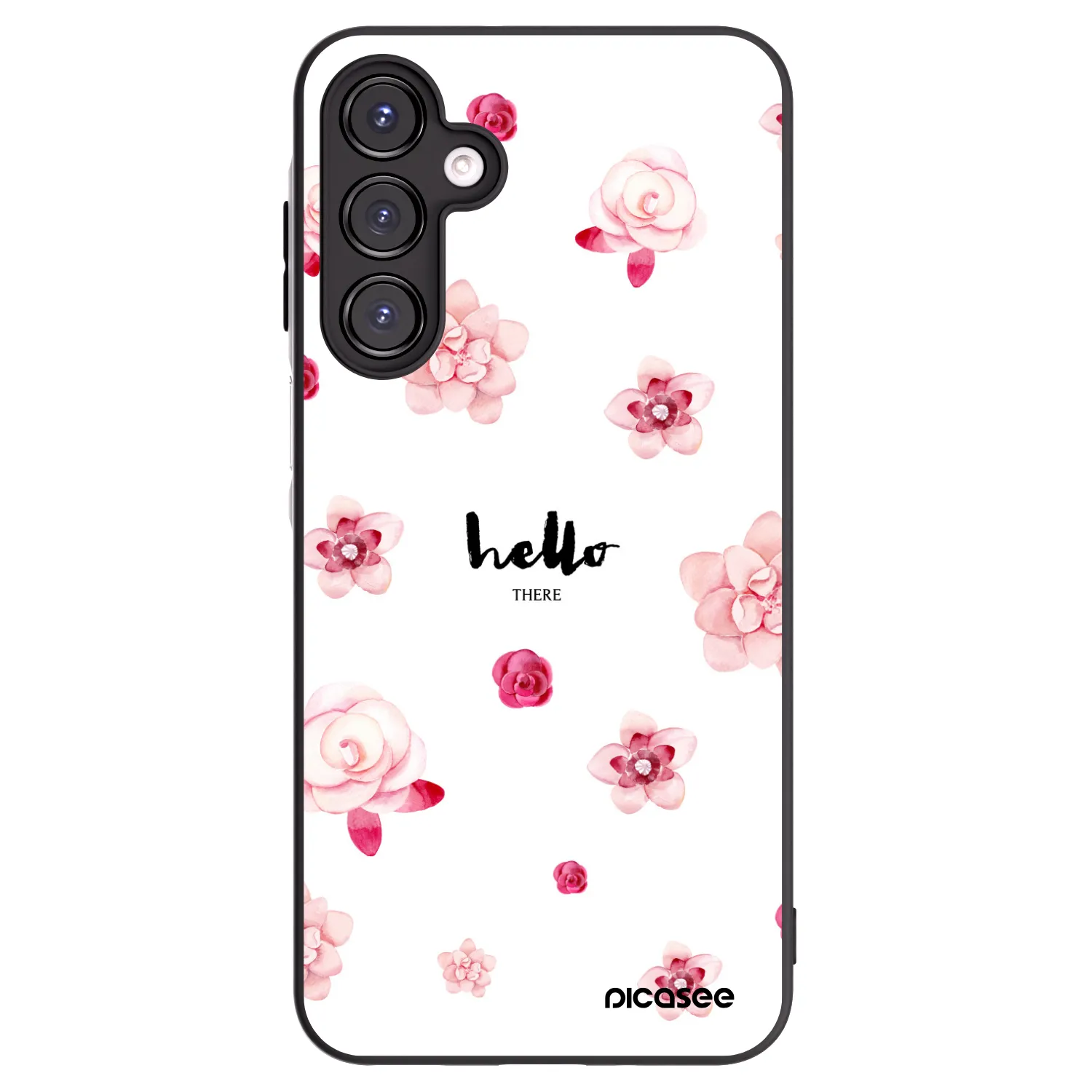 Picasee fekete szilikon tok az alábbi mobiltelefonokra Samsung Galaxy A16 4G - Hello there