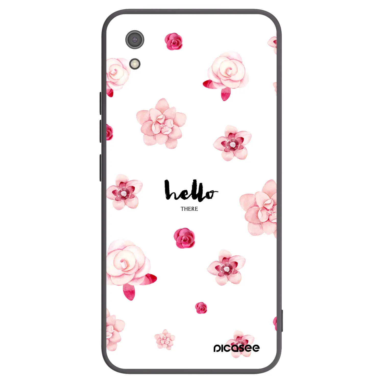 Picasee fekete szilikon tok az alábbi mobiltelefonokra Xiaomi Redmi 7A - Hello there