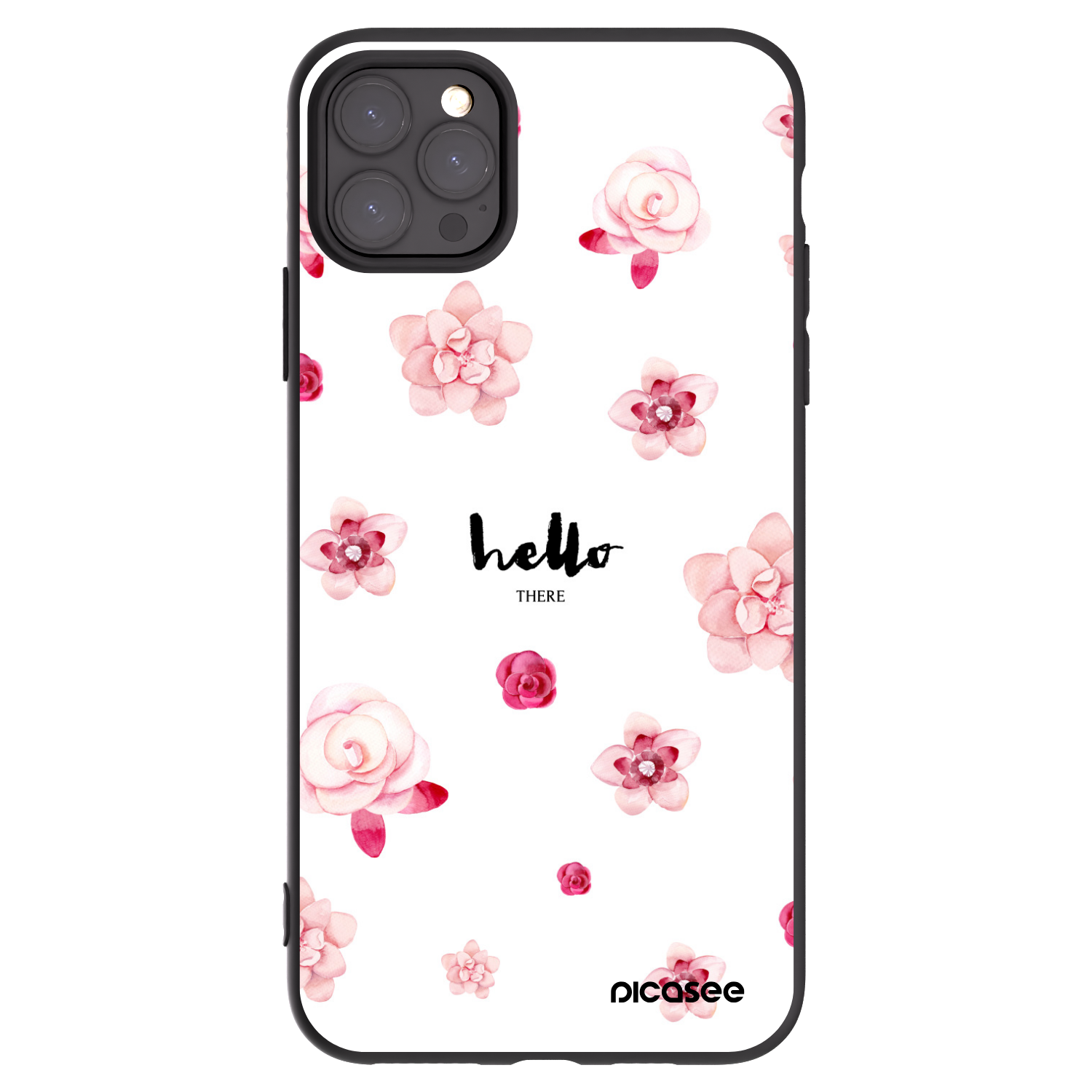 Picasee fekete szilikon tok az alábbi mobiltelefonokra Apple iPhone 11 Pro Max - Hello there