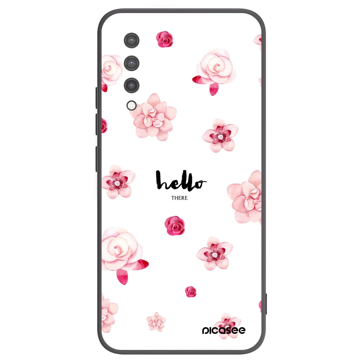 Picasee fekete szilikon tok az alábbi mobiltelefonokra Xiaomi Mi 9 Lite - Hello there