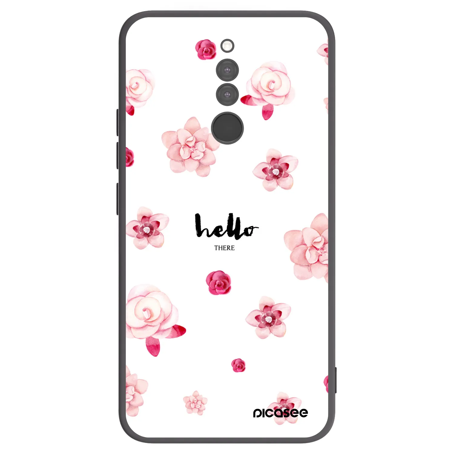 Picasee fekete szilikon tok az alábbi mobiltelefonokra Xiaomi Redmi 8 - Hello there