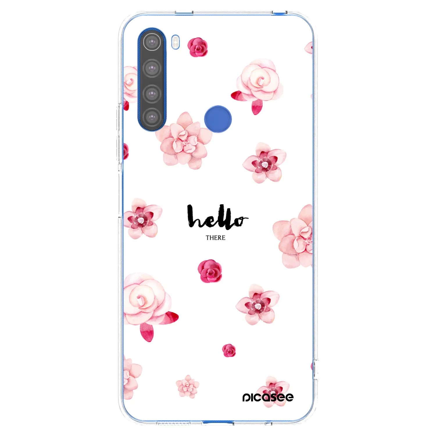 Picasee átlátszó szilikon tok az alábbi mobiltelefonokra Xiaomi Redmi Note 8T - Hello there