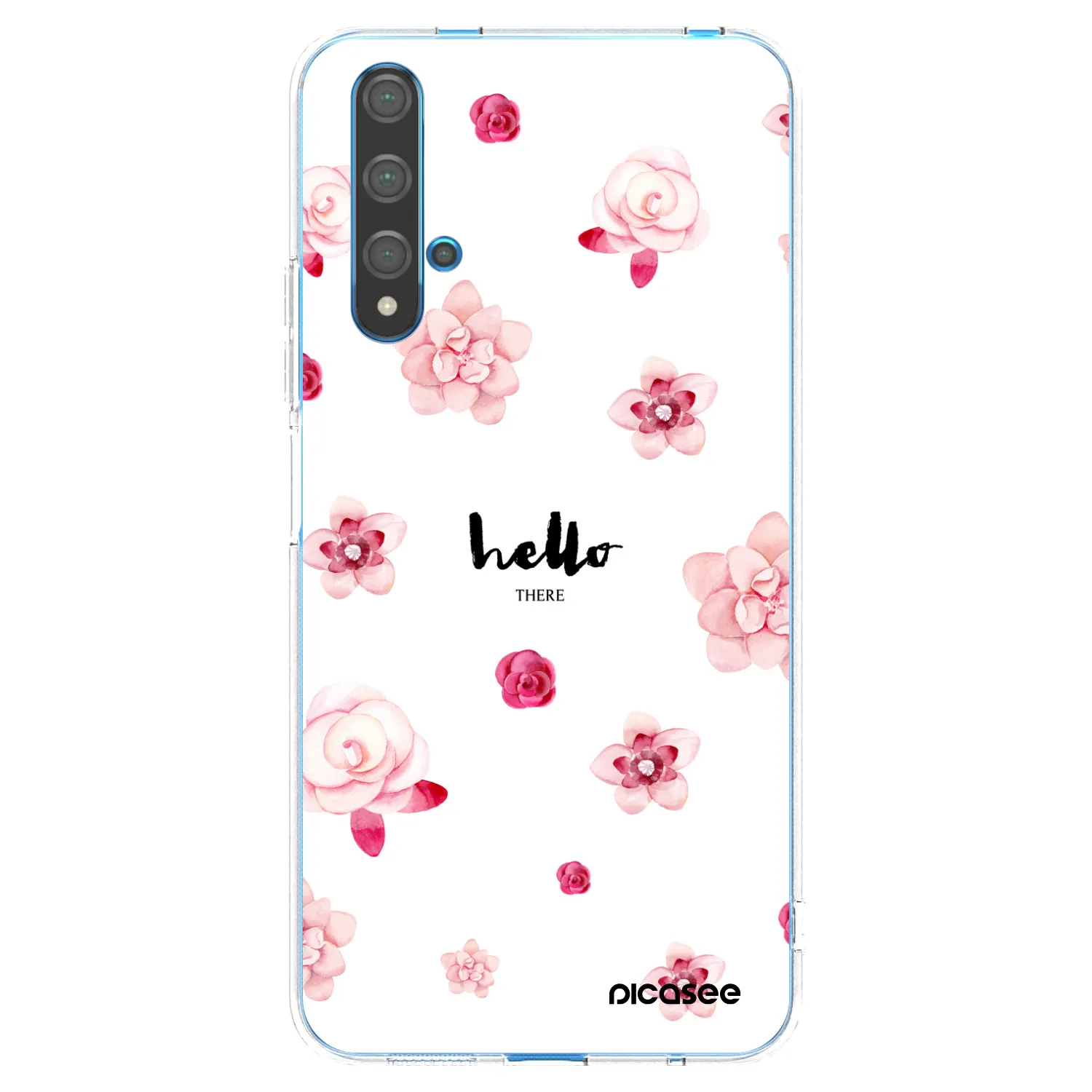 Picasee átlátszó szilikon tok az alábbi mobiltelefonokra Huawei Nova 5T - Hello there
