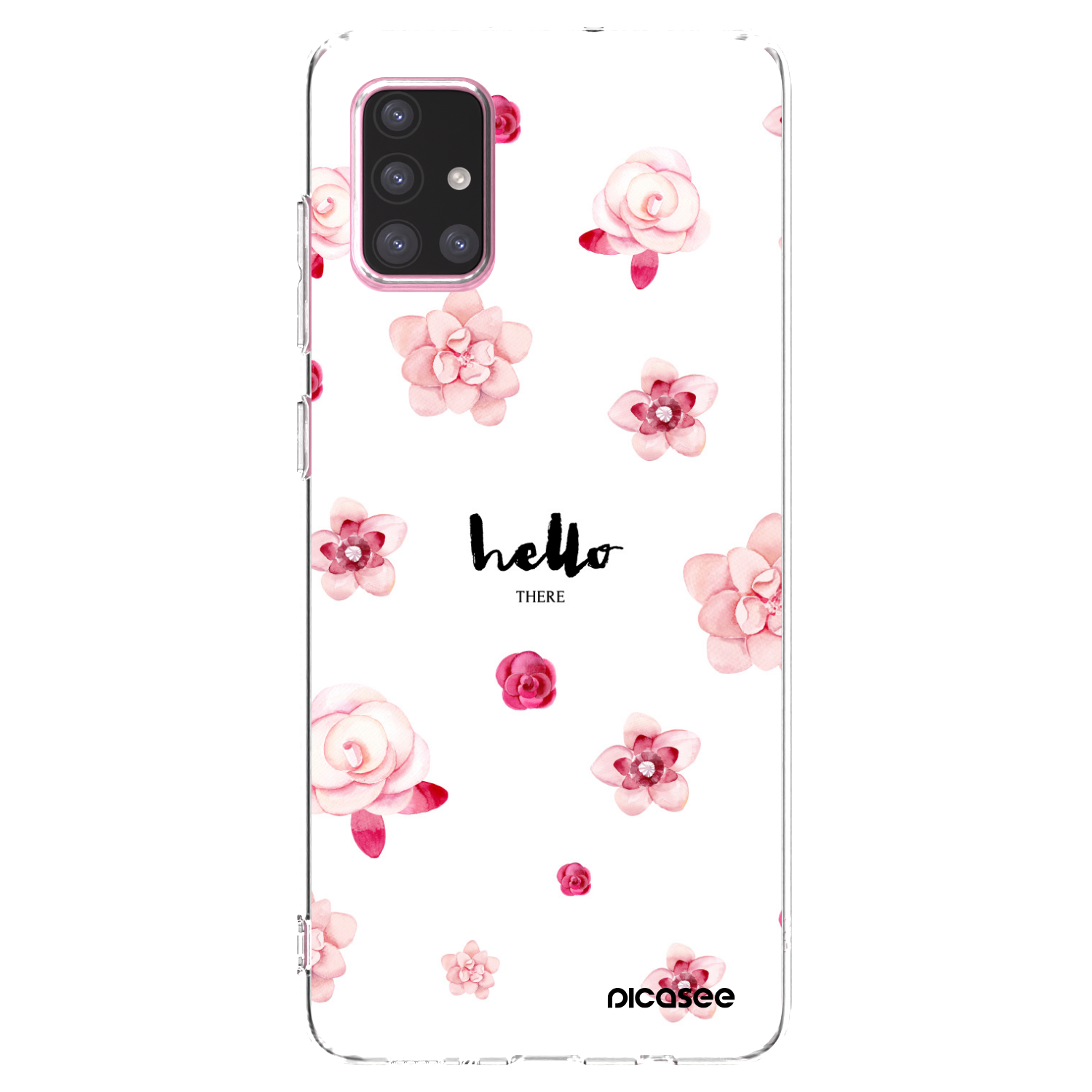 Picasee átlátszó szilikon tok az alábbi mobiltelefonokra Samsung Galaxy A71 A715F - Hello there