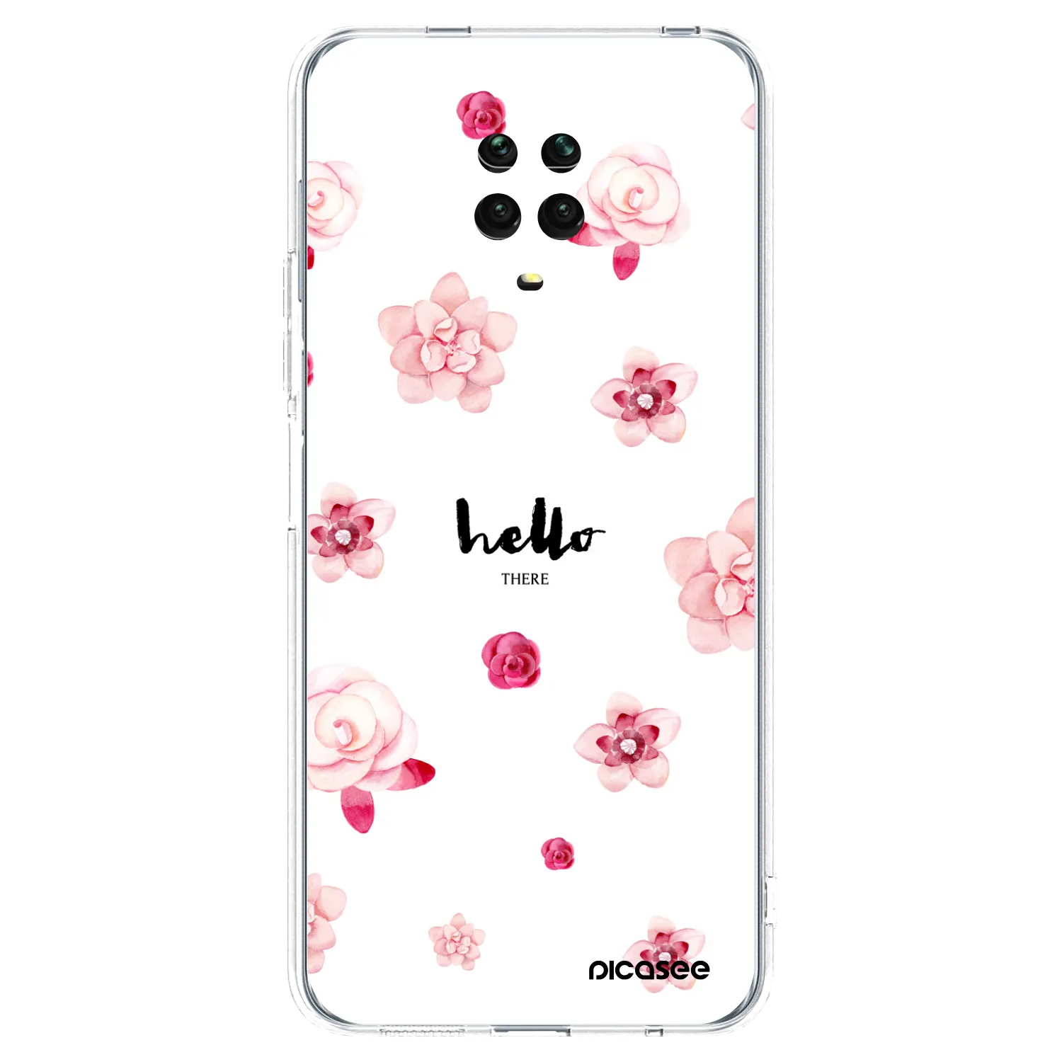 Picasee átlátszó szilikon tok az alábbi mobiltelefonokra Xiaomi Redmi Note 9S - Hello there