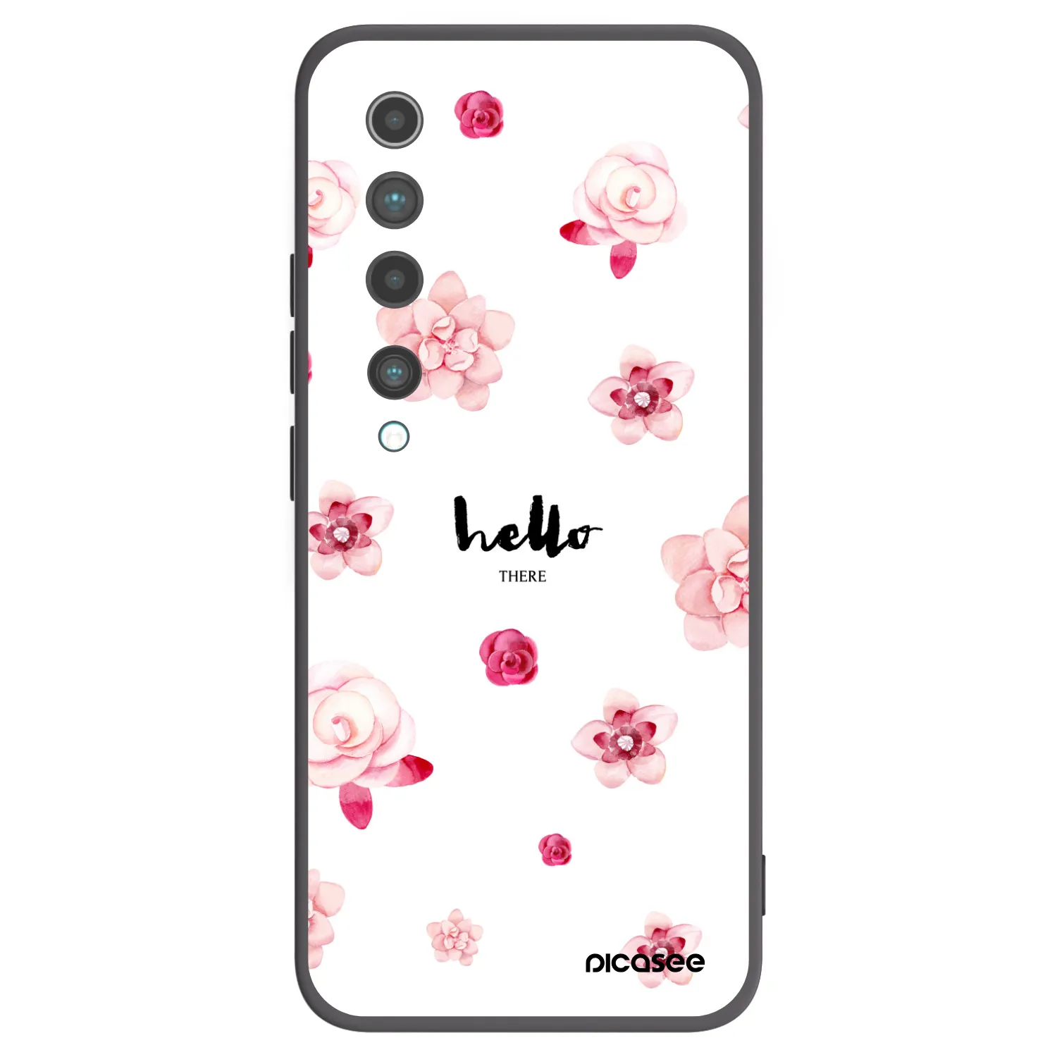 Picasee fekete szilikon tok az alábbi mobiltelefonokra Xiaomi Mi 10 - Hello there