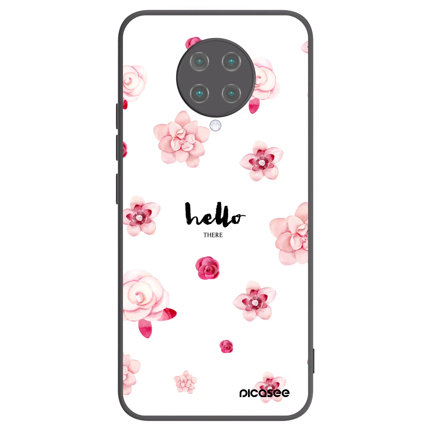 Picasee fekete szilikon tok az alábbi mobiltelefonokra Xiaomi Poco F2 Pro - Hello there