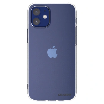 Picasee átlátszó szilikon tok az alábbi mobiltelefonokra Apple iPhone 12 mini - Clear