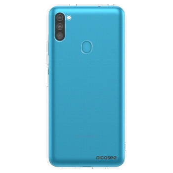 Picasee átlátszó szilikon tok az alábbi mobiltelefonokra Samsung Galaxy M11 - Clear