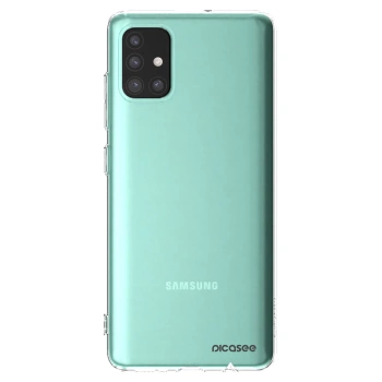 Picasee átlátszó szilikon tok az alábbi mobiltelefonokra Samsung Galaxy M51 M515F - Clear