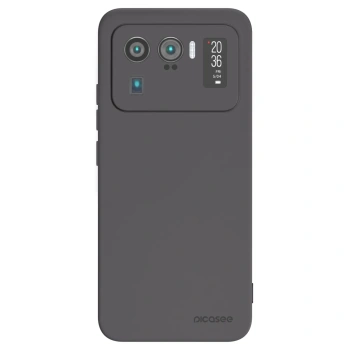 Picasee fekete szilikon tok az alábbi mobiltelefonokra Xiaomi Mi 11 Ultra - Clear