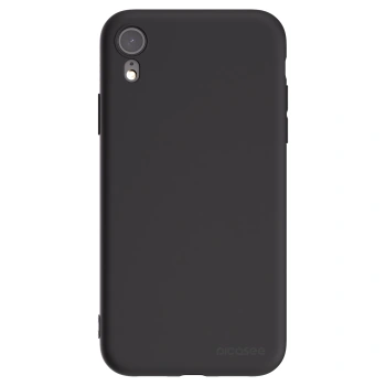 Picasee fekete szilikon tok az alábbi mobiltelefonokra Apple iPhone XR - Clear