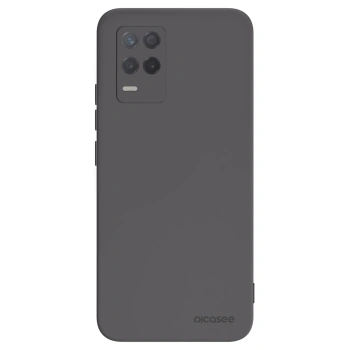 Picasee fekete szilikon tok az alábbi mobiltelefonokra Realme 8 5G - Clear