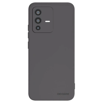 Picasee fekete szilikon tok az alábbi mobiltelefonokra Vivo V23 5G - Clear