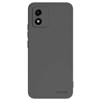 Picasee fekete szilikon tok az alábbi mobiltelefonokra Vivo Y01 - Clear