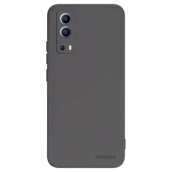 Picasee fekete szilikon tok az alábbi mobiltelefonokra Vivo Y52 5G - Clear