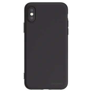 Picasee fekete szilikon tok az alábbi mobiltelefonokra Apple iPhone X/XS - Clear