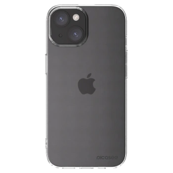 Picasee átlátszó szilikon tok az alábbi mobiltelefonokra Apple iPhone 15 - Clear