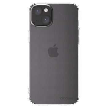Picasee átlátszó szilikon tok az alábbi mobiltelefonokra Apple iPhone 15 Plus - Clear