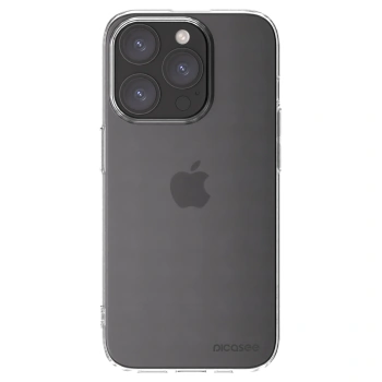 Picasee átlátszó szilikon tok az alábbi mobiltelefonokra Apple iPhone 15 Pro - Clear