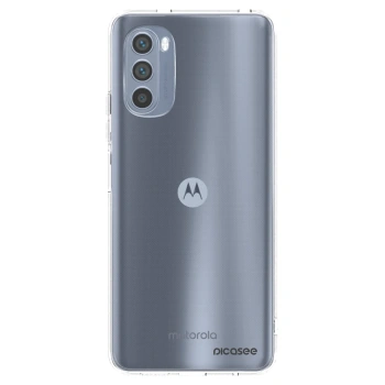 Picasee átlátszó szilikon tok az alábbi mobiltelefonokra Motorola Moto G62 - Clear