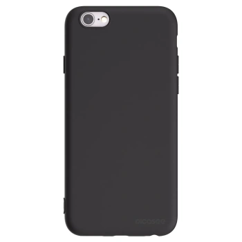 Picasee fekete szilikon tok az alábbi mobiltelefonokra Apple iPhone 6/6S - Clear