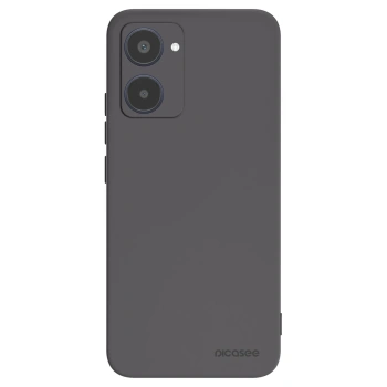 Picasee fekete szilikon tok az alábbi mobiltelefonokra Realme 10 4G - Clear