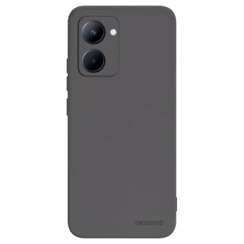 Picasee fekete szilikon tok az alábbi mobiltelefonokra Realme C33 (2023) - Clear