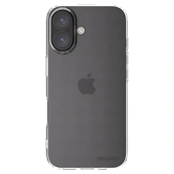 Picasee átlátszó szilikon tok az alábbi mobiltelefonokra Apple iPhone 16 - Clear