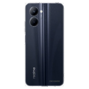 Picasee átlátszó szilikon tok az alábbi mobiltelefonokra Realme C33 (2023) - Clear
