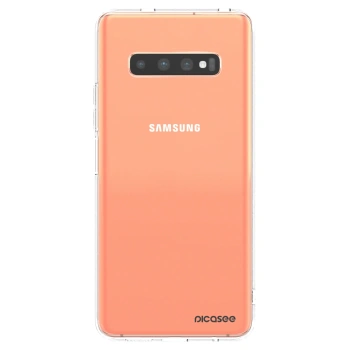 Picasee átlátszó szilikon tok az alábbi mobiltelefonokra Samsung Galaxy S10 Plus G975 - Clear