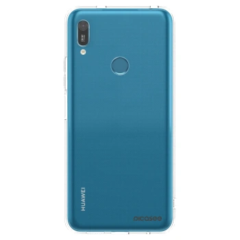 Picasee átlátszó szilikon tok az alábbi mobiltelefonokra Huawei Y6 2019 - Clear