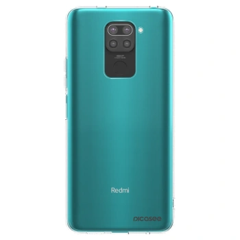 Picasee fekete szilikon tok az alábbi mobiltelefonokra Xiaomi Redmi Note 9 - Clear