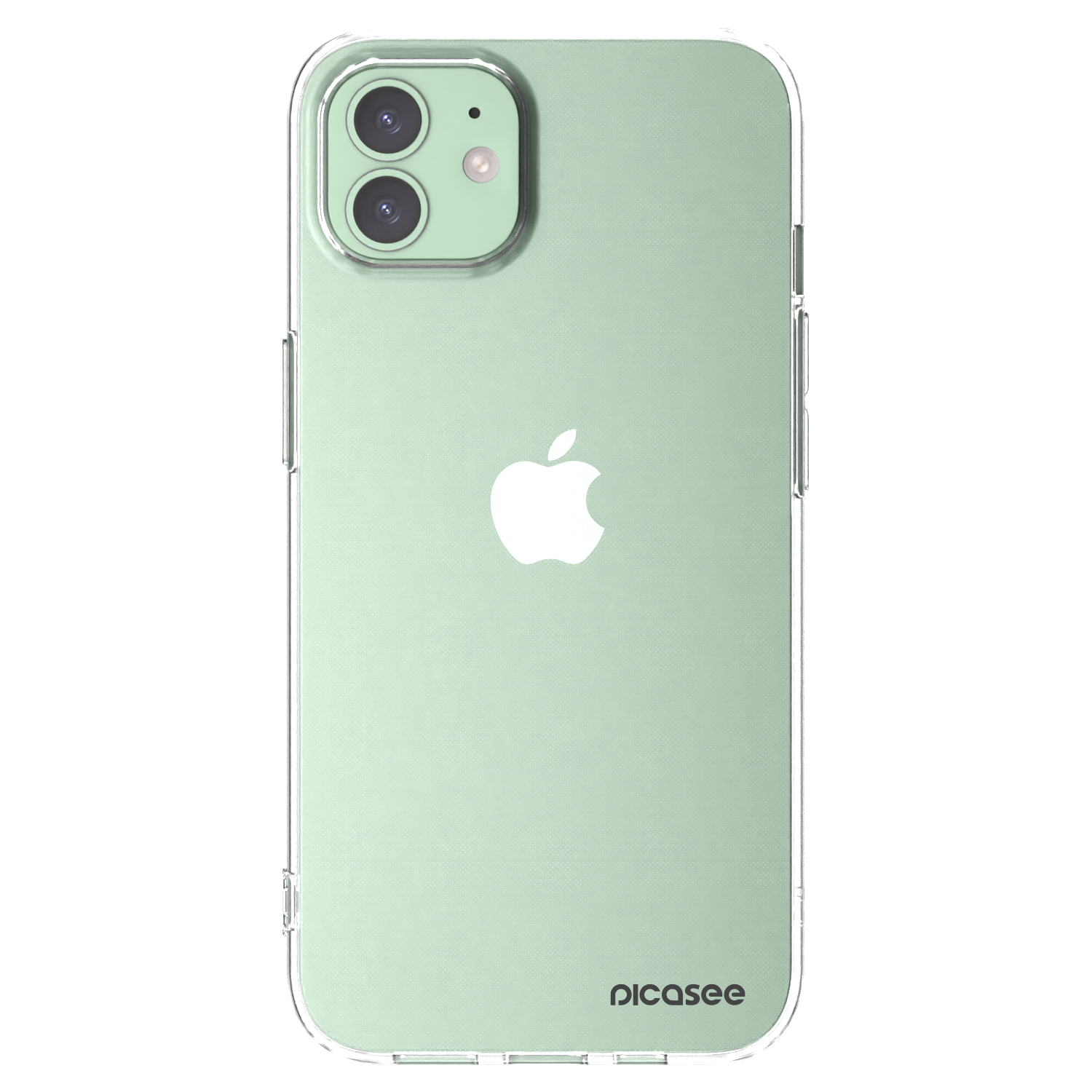 Picasee átlátszó szilikon tok az alábbi mobiltelefonokra Apple iPhone 12 - Clear