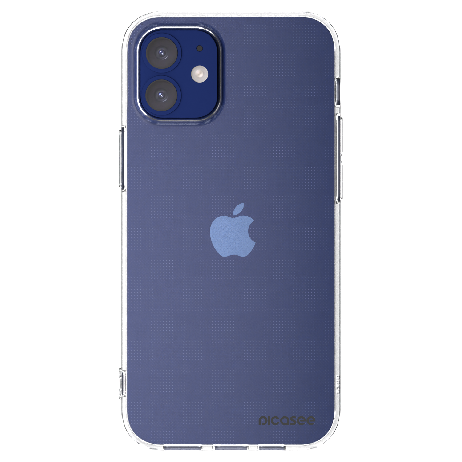 Picasee átlátszó szilikon tok az alábbi mobiltelefonokra Apple iPhone 12 mini - Clear