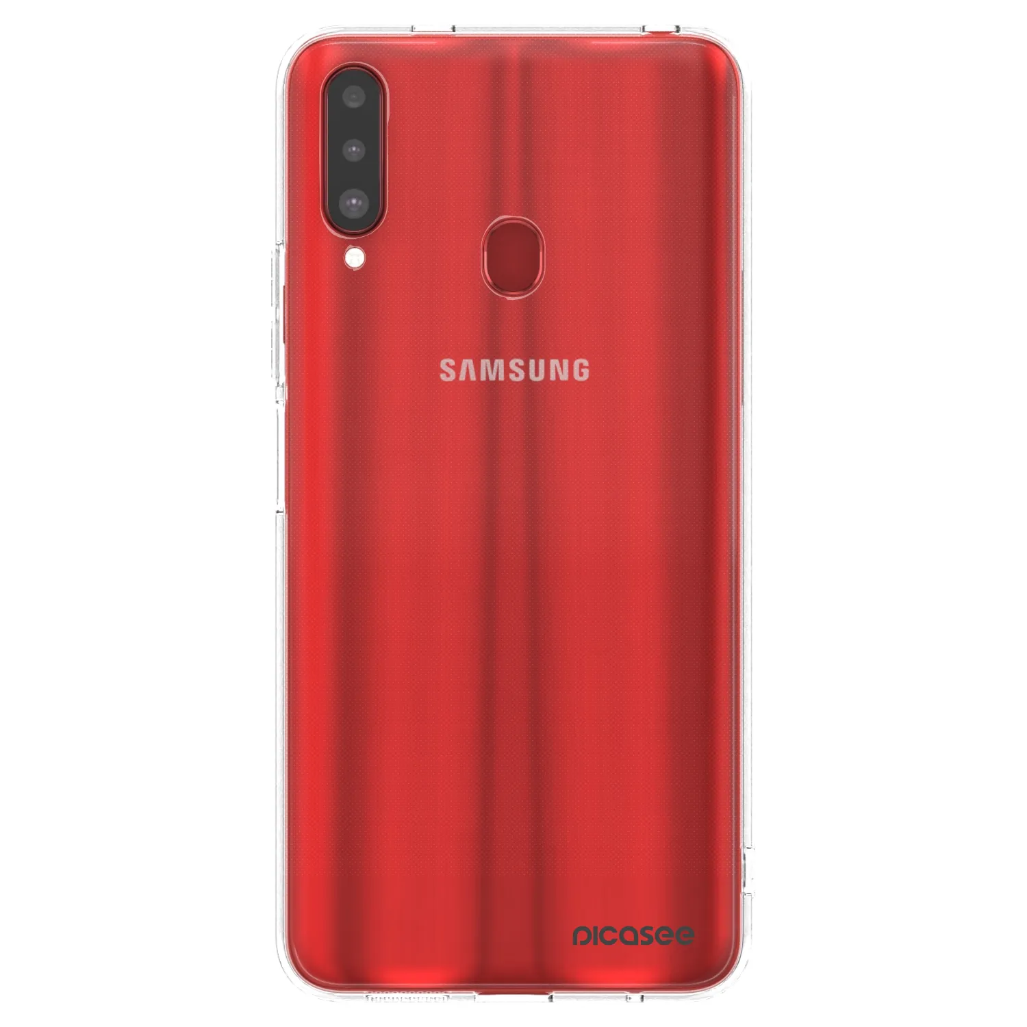 Picasee átlátszó szilikon tok az alábbi mobiltelefonokra Samsung Galaxy A20s - Clear