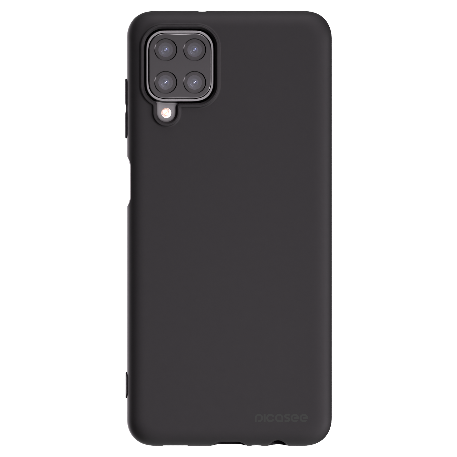 Picasee fekete szilikon tok az alábbi mobiltelefonokra Samsung Galaxy A12 A125F - Clear