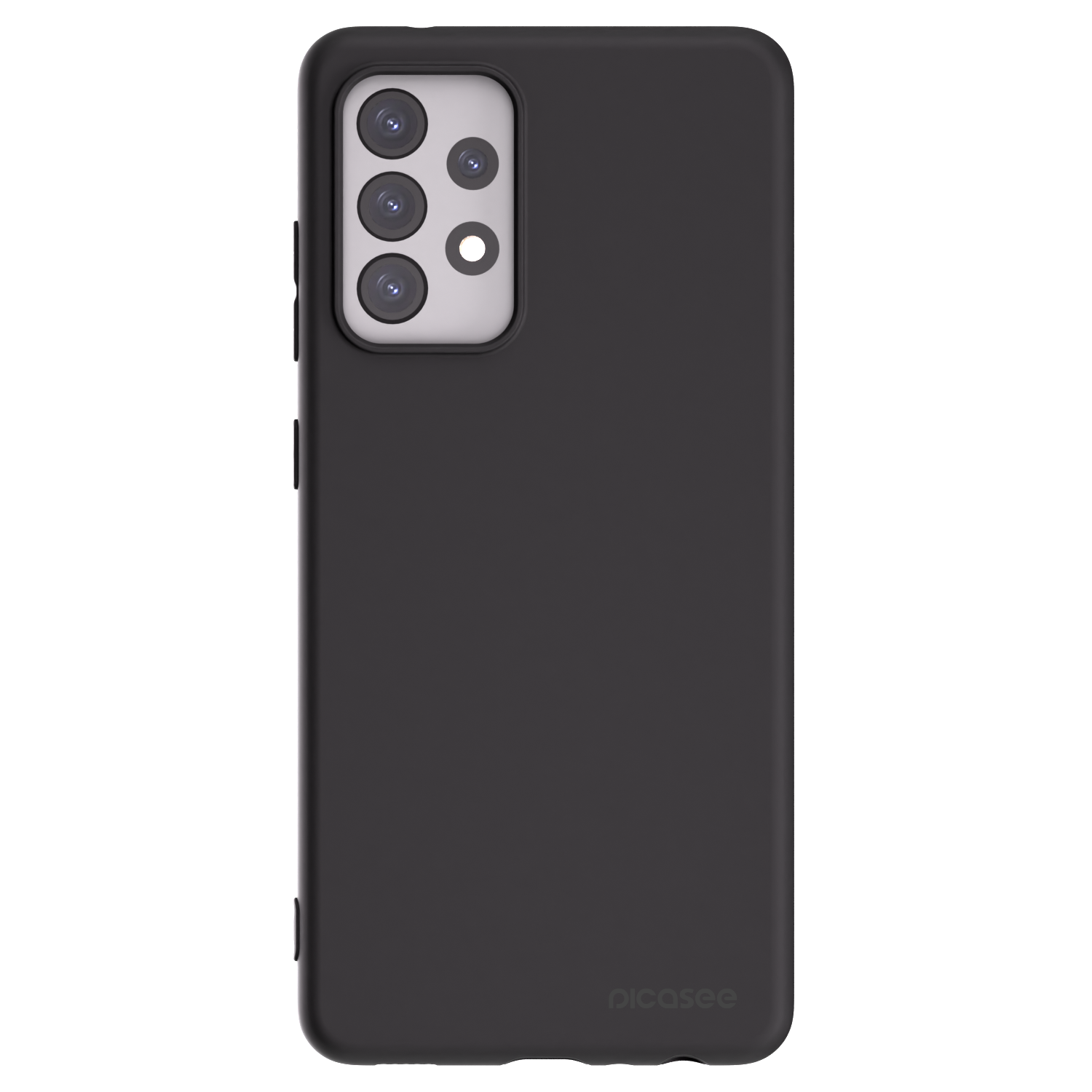 Picasee fekete szilikon tok az alábbi mobiltelefonokra Samsung Galaxy A52 5G A525F - Clear